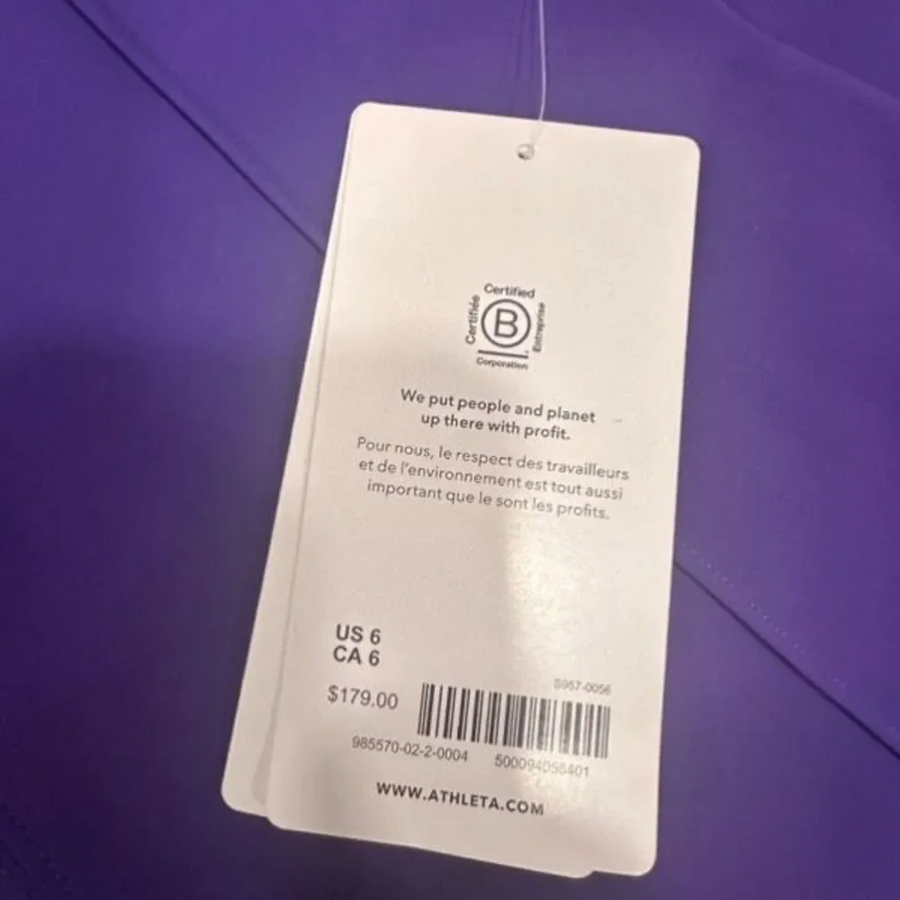 NWT Athleta Glacier Snow Skinny Pants size‎ 6 Purple Ski Outdoors Winter